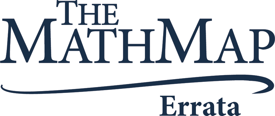 The Math Map Errata